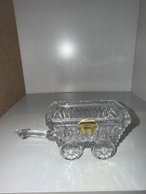 Princess House Crystal Wagon. Such a beautiful decoration piece!